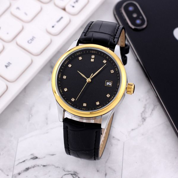 

men watch automatic mechanical watch 39mm round bezel waterproof fashion business wristwatches montre de luxe, Slivery;brown