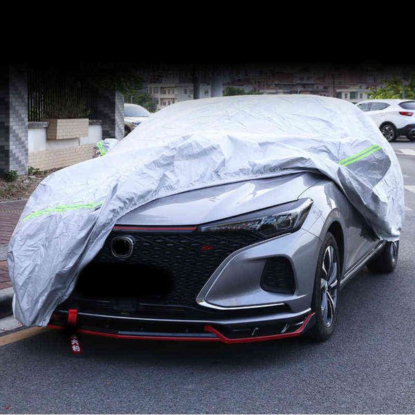 

1pc for changan eado plus 2021 car cover sunscreen rain proof thickening dustproof w220322
