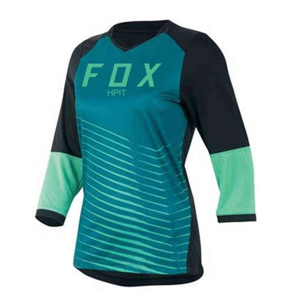 

2022 new fox off-road motorcycle riding suit mountain bike ladies downhill quick-drying, White