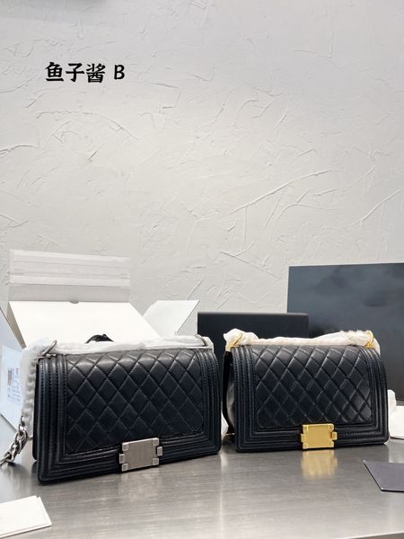 

2s classic caviar bag gold plated metal chain eternal diamond quilted shoulder bag sacoche k61