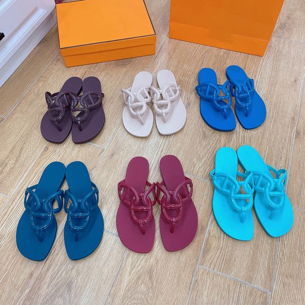 

women casual oran flip-flop sandals summer rubber big head fashion beach flat bottom flip-flops eu35-eu41 with box no353 Â, Black