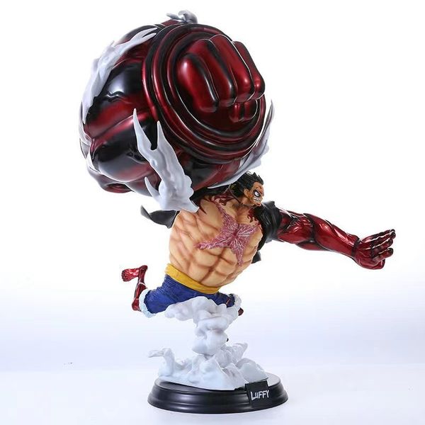 

action figures one piece four-block gk phantom luffy hand-made high-quality ornaments onepiecefigure model