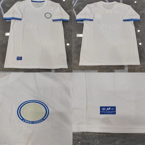 

22 23 ca lanÃºs soccer jerseys white malvinas war commemorative kit 2023 jersey camiseta futbol shirts argentina league, Black;yellow