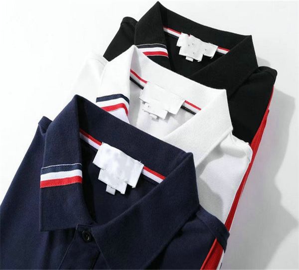 

2022 designer stripe polo shirt t shirts snake polos bee floral mens high street fashion horse polo luxury t-shirt, White;black