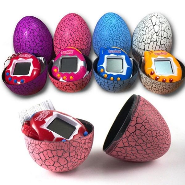 Childrens Electronic Pets Machine E-Pet Dinosaur Egg Toys Rachados Ovos Cultivam Máquina de Jogo Para Crianças meninas meninas