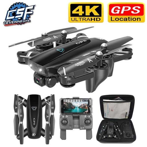

s167 drone with camera 5g rc quadcopter drones hd 4k wifi fpv foldable off-point flying pos video dron helicopter 210915321d