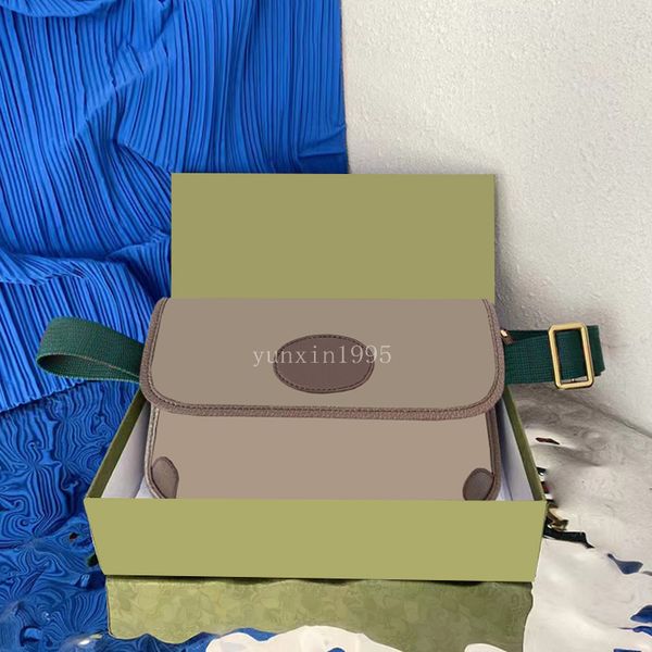 Marsupio di lusso borse firmate marsupio da uomo classico marsupio borsa a tracolla a tracolla bubaggss portafoglio con cintura stampa di lettere in pelle versatile 2 colori molto bello