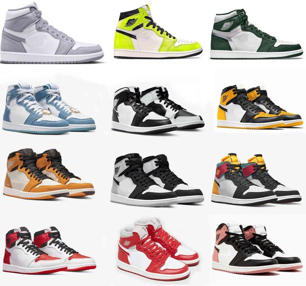 

shoes air authentic 1 high og stealth basketball light curry starfish denim visionaire reverse mocha sneakers 1s gorge green retro men