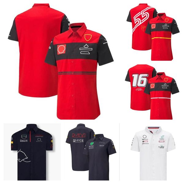 

f1 formula 1 racing shirt summer team short-sleeved t-shirt with the same custom