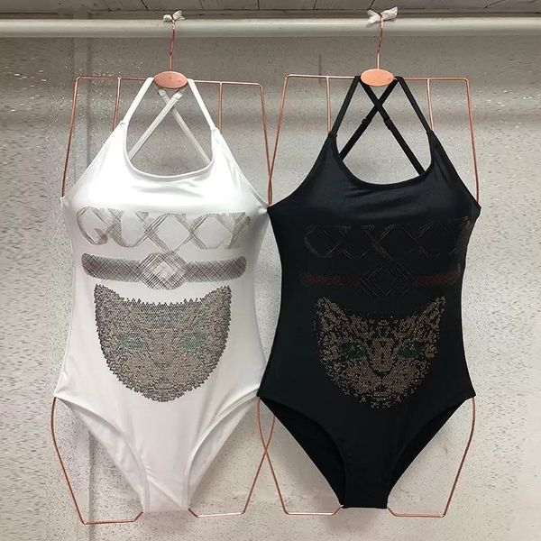 

woman designers bikini fashion swimsuits designer swimwear women one piece bathing suits monokini girl beach sexi s-xl, White;black