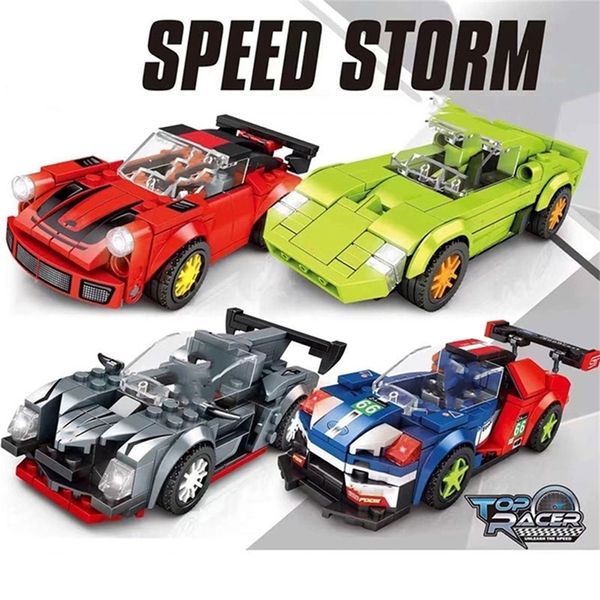 Гоночный автомобиль City Speed ​​Sport Sports Building Blocks Bricks Great Fast Classic Rally Super Racers автомобили 220715