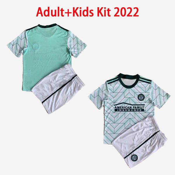 

kids kit 2022 2023 atlanta united soccer jerseys boys set home red black away green martinez robinson sosa araujo child suit mens