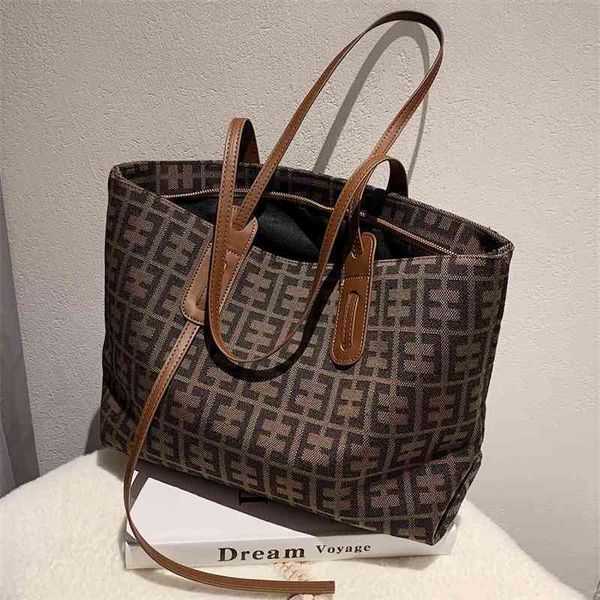 

factory online sale large capacity advanced sense of style one shoulder bag fall and winter versatile commuter tote bag nt92