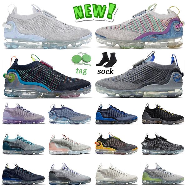 

fashion fly knit 2020s running shoes fk 2021 mens sneakers summit white pure platinum deep royal blue particle grey day to night batman wome