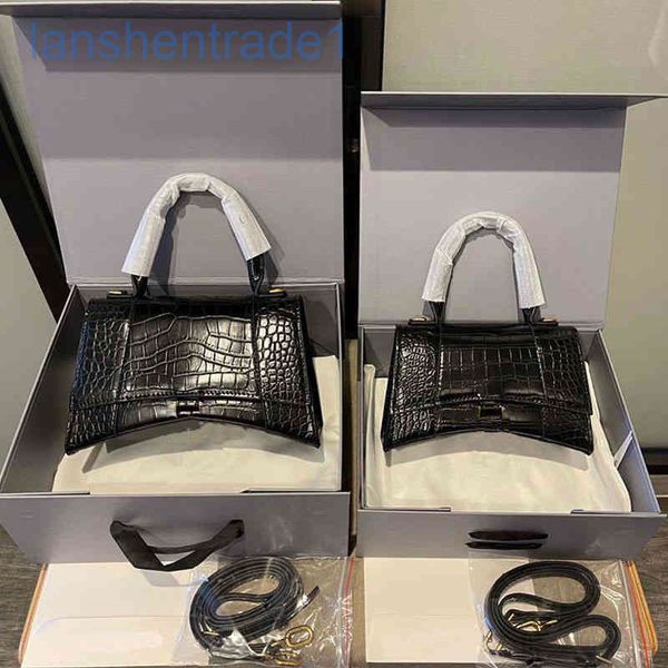 

luxury trend handbags bal shoulder hourglass bag women crocodile bags leather ladies fashion crossbody high