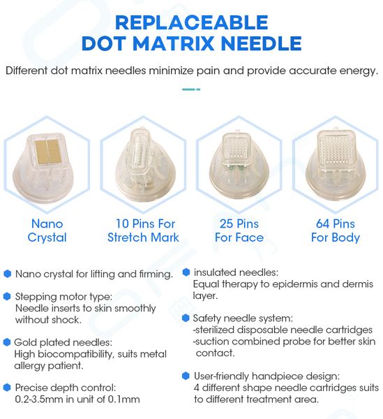 

rf microneedling machine disposable needle 10.25/64/ nanno pin on sale