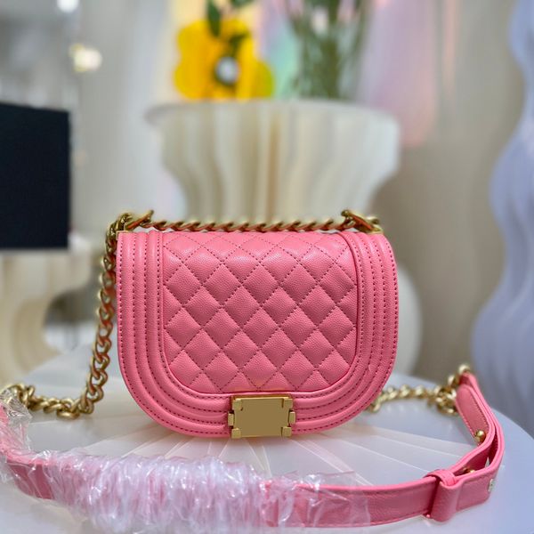 

designer channelity bags for women black handbag leather chain slant shoulder clutch totes bag cc double letters solid hasp waist square str