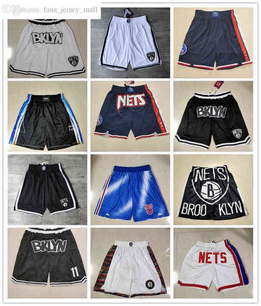 

brooklyn''nets''men retro basketball shorts pocket size s-2xl, White;black