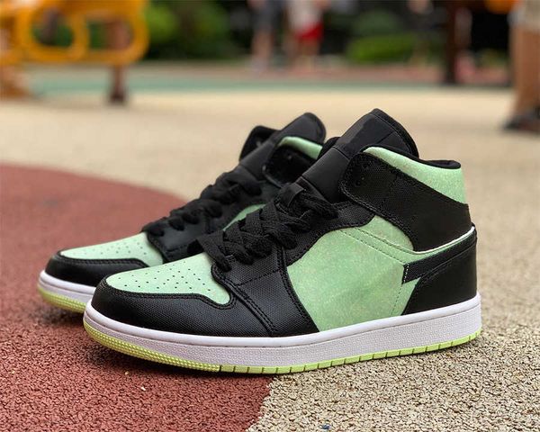 

basketball shoes jumpman 1 mid se black chile red barely colt running fashion trainers sneakers sports with box