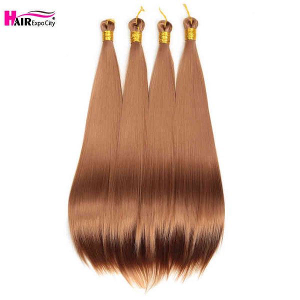 Cabelo de trança sintética reta Bulk Bulk 22 