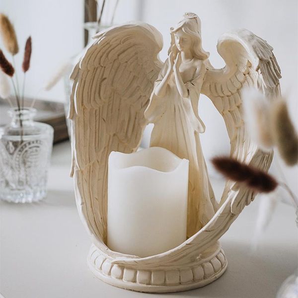 Декоративные предметы фигурки скандинавские ретро -ангельские крылья