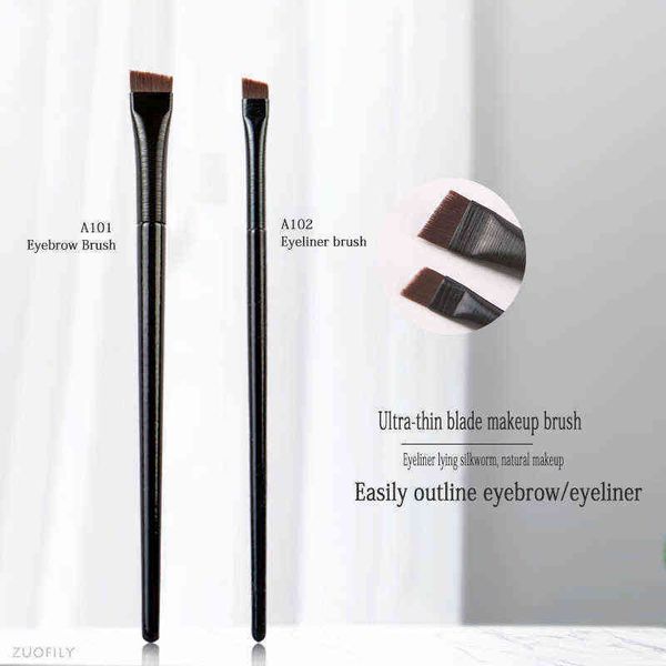 

brosse Ã contour des sourcils pour femmes 2 piÃ¨cesensemble portable petit angulaire outils de maquillage cosmÃ©tiques 0308