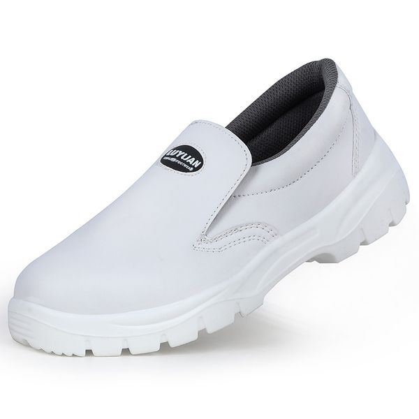 

anti-static female anti-smashing anti-piercing leather safety shoes pu outsole wear-resistant lightweight steel-toe protective, Black;brown