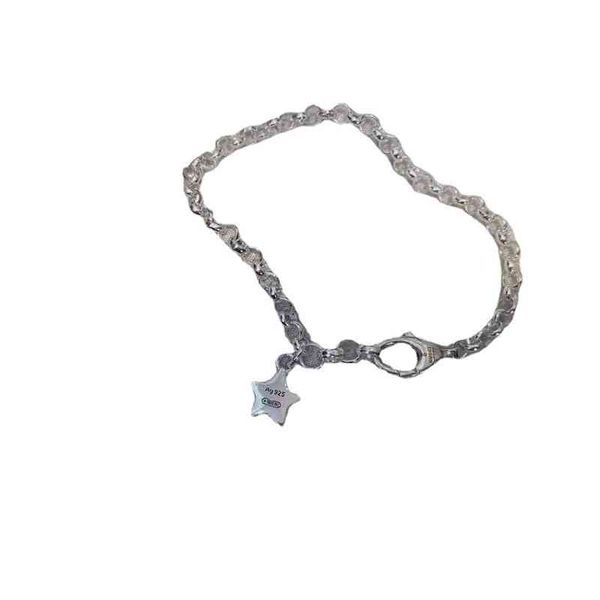 

new 925 silver star bracelet love pendant lovers bracelet, Golden;silver