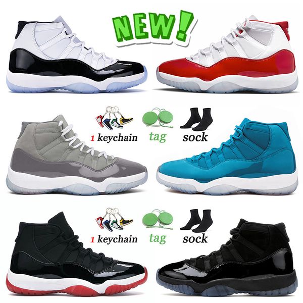 

r 11s jumpman 11 og basketball shoes concord cherry cool grey dolphins bred cap and gown gamma blue metallic silver space jam mens women sne