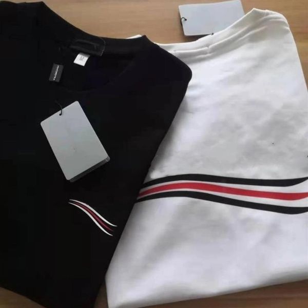 

mens luxury designer balencga t shirt womens casual street breathable short sleeve bb fends vlones island 100% cotton240f, White;black