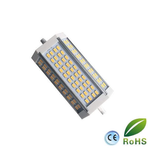 Bulbos de alta potência 35W R7s LED LUZ DIMMÁVEL 135mm SMD5730 RX7S Lâmpada de lâmpada sem ventilador J118 300W Halogen AC110-240VLED