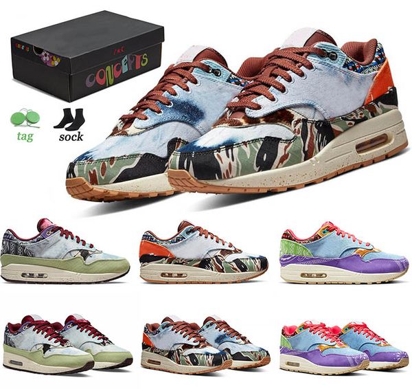 

womens mens 1 cushion 87 running shoes size 36-47 far out heavy mellow fashion designer sneakers luxury platform trainers