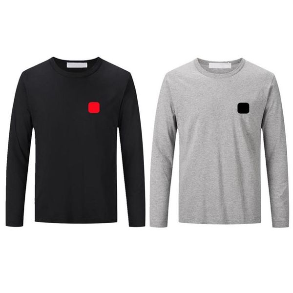 

men's t-shirts long sleeve cotton play sweatshirt commes red heart des hip hop garcons men streetwear causal bas263d, White;black