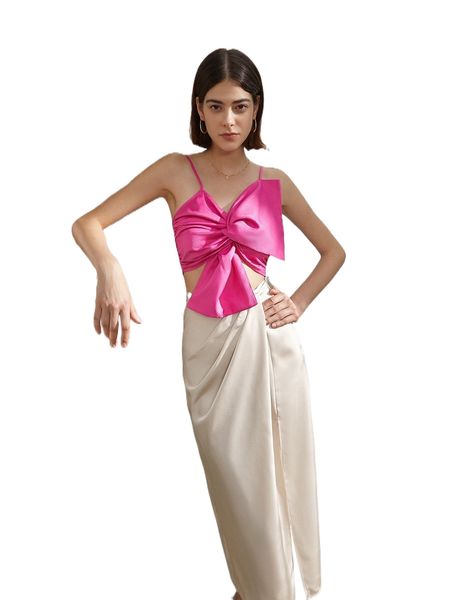 

twist front cami t6nz#, White