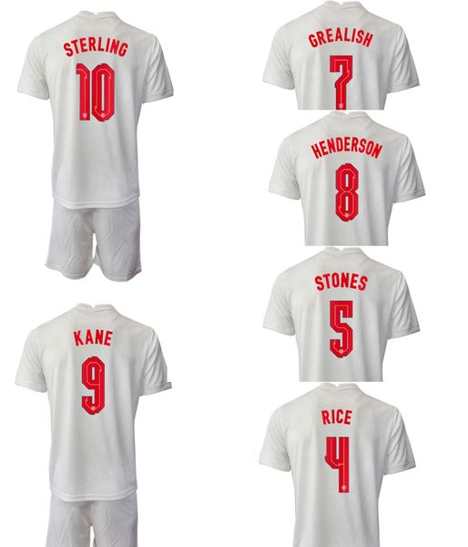 

2022 customized thai quality sterling 10 soccer jerseys sets with shorts kane 9 lingard 7 vardy 11 rashford 19 dele 20 football kits, Black
