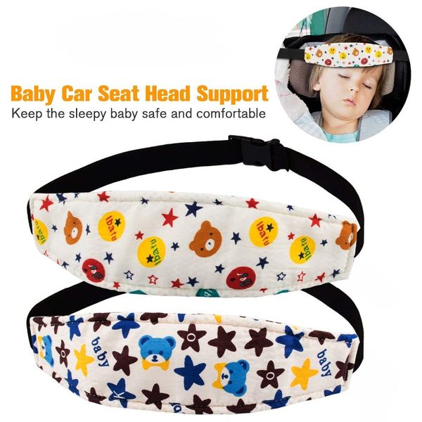 

fixing band baby head support holder sleeping belt adjustable safety nap aid stroller car seat sleep nap for kids