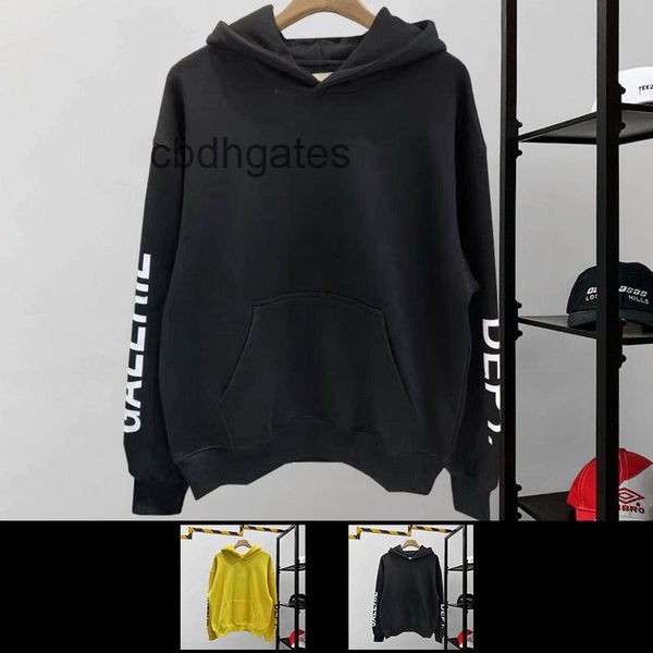 

hop 2022 designer hoodies high gallerydeptst hooded hip street fashion casual loose sweater hoodie phpd, Black
