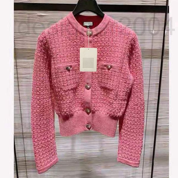 

women's sweaters designer early spring new pink outer sweater cardigan female rhombic lattice long sleeve round neck temperament celebr, White;black