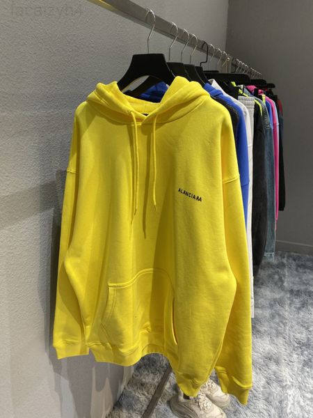 

women's hoodies & sweatshirts designer front and back english alphabet printed terry os off shoulder loose fit luxurious, Black