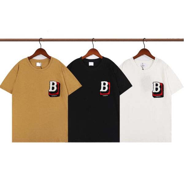 

fashion t shirts mens women designers t-shirts tees apparel man s casual chest letter shirt luxurys clothing street shorts sleeve clothes b, White;black