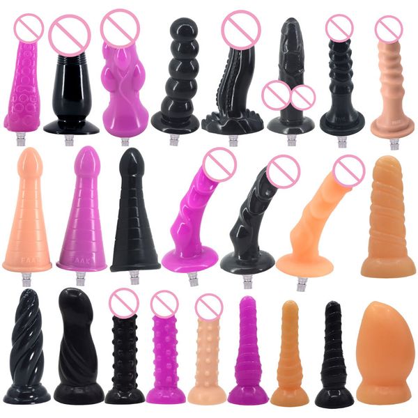 ROUGH BEAST 24 tipi di accessori per macchine sexy VAC-U-Lock/ventosa diversi dildo amore per prodotto giocattolo per adulti