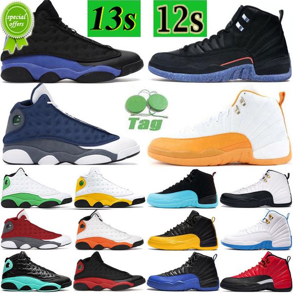 

2022 mens basketball shoes jumpman 13 13s hyper royal flint chicago 12 12s high og utility indigo university gold taxi playoff men women