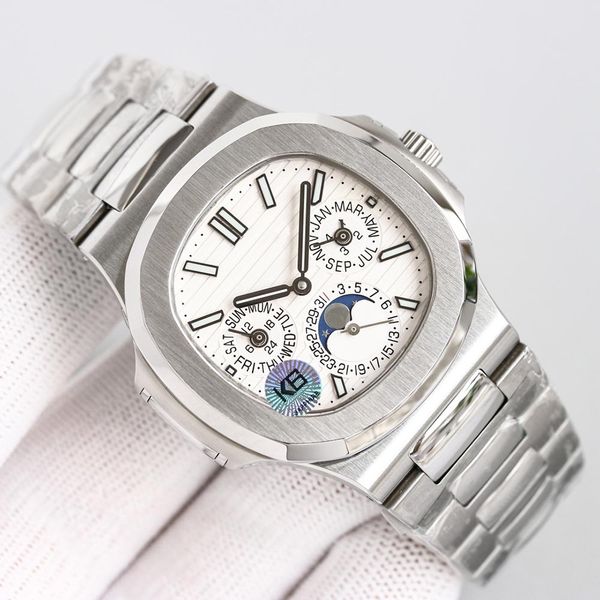 

classic mens watch mechanical automatic watches sapphire 40mm waterproof wristwatch fashion business wristwatches montre de luxe orologio di, Slivery;brown