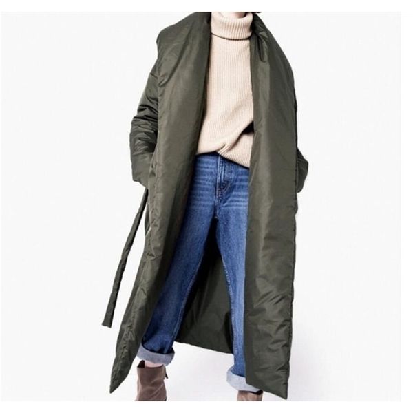 

women winter jacket stylish thick warm fluff long parka female water proof outerware coat y201012, Black