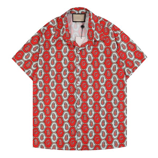 

2022 mens stylist polo shirt fashion summer men casual shirts short sleeve hawaiian beach loose shirts, White;black