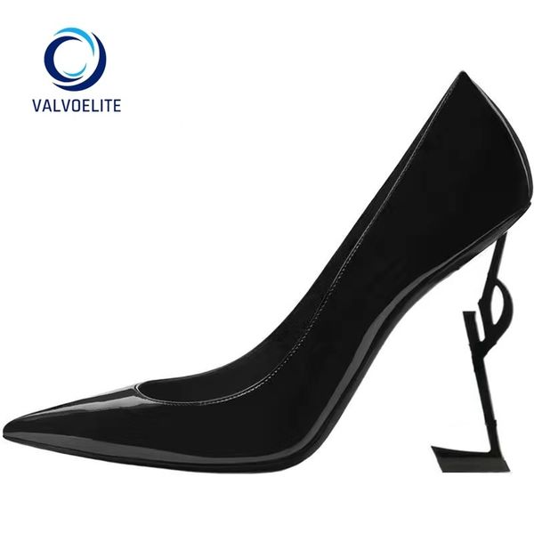 

luxury brand woman high heels summer fashion stiletto shallow mouth solid color single shoes quality sandals 220509, Black