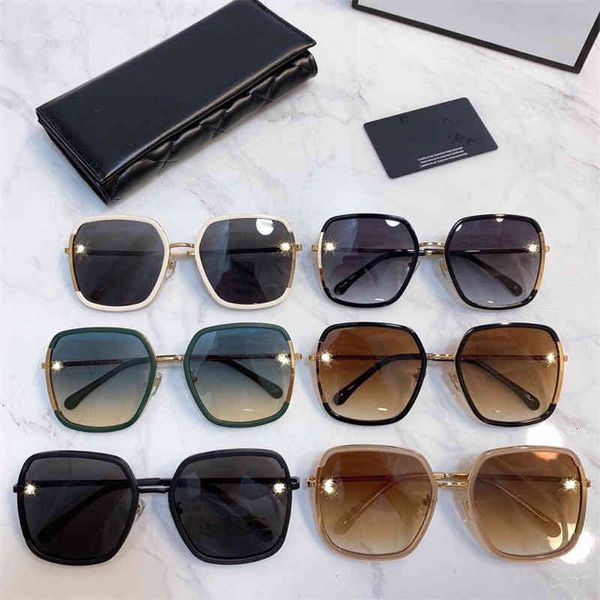 

sunglasses small fragrance box ins net red same face sunglasses ch6225 zrm5, White;black