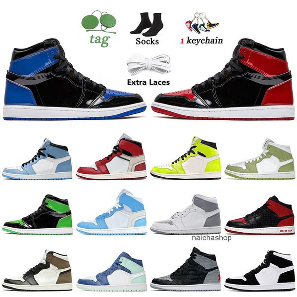 

patent bred royal blue jumpman 1s basketball shoes 2022 stealth 1 rebellionaire banned visionaire green python dark mocha women mens jordon