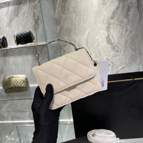 

women luxurys designers bags handbag 2022 new leather caviar handbag messenger fashion shoulder bag luxury crossbody lady classic mini walle