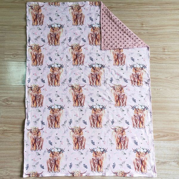 

infant girl blankets boutique toddler girls nursing baby swaddle blanket cow print new fashion newborn baby kids blanket 29x43 inches